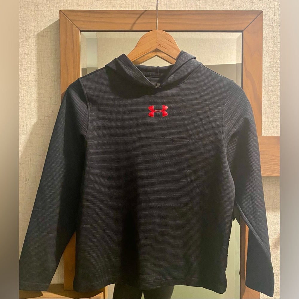 Big Boys Armour Fleece Small Logo Hoodie